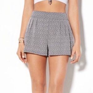 American Eagle Outfitters Chevron High Rise Shorts